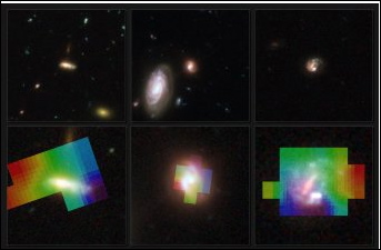 Measuring motion in 3 distant galaxies (ESO)