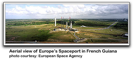 Europe's Spaceport aerial view