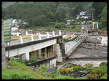 Broken bridge