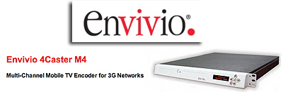 Envivio logo + 4Caster