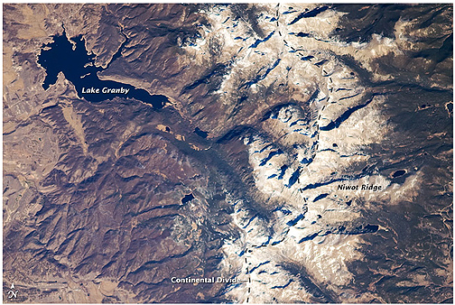 NASA Great Divide photo from ISS