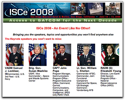 ISCe Show List Of Speakers