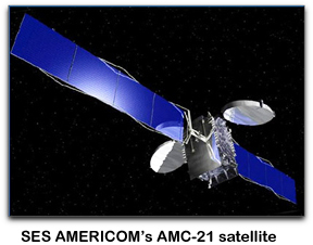 SES AMERICOM's AMC-21 satellite