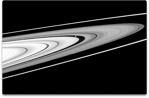 Cassini Saturn gap photos of moons