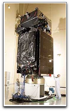 SBIRS satellite @ LMC accoustic testing