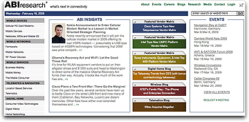 ABI Research homepage