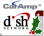 CalAmp Corp. + EchoStar Technologies Corp. logos