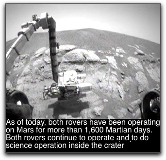 Spirit and opportunity dig