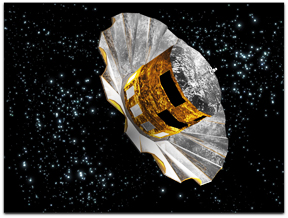 GAIA satellite with parasol