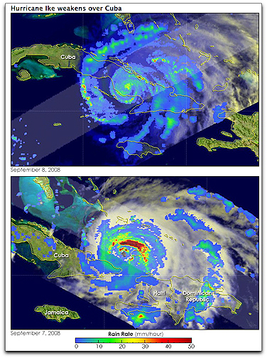 TRMM Reveals Hurricane Ike