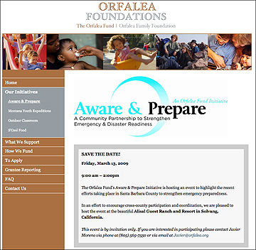 Orfalea Foundations homepage