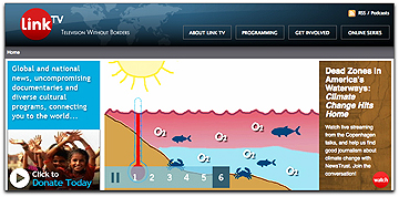 Link TV homepage