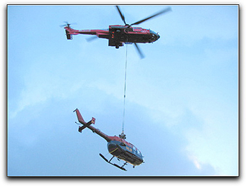 Bond helis carries heli