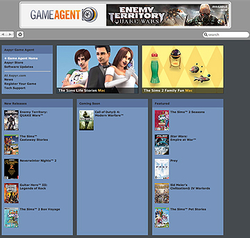 Aspyr Game Agent splash screen