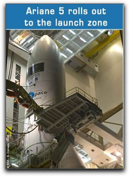Ariane 5 rolls out