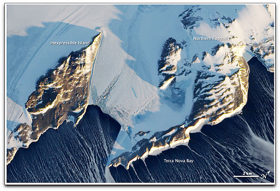 Terra Nova Bay katabatic NASA EO-1
