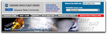 Swift-Spacecraft-site