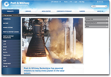 Pratt & Whitney homepage