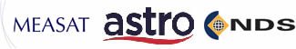 MEASAT ASTRO NDS Logos