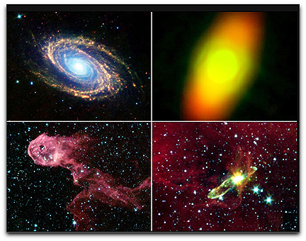 NASA Spitzer telescope captured images