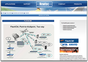 Newtec FlexACM webpage