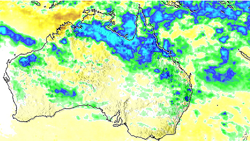 NASA TMPA Australia image 2