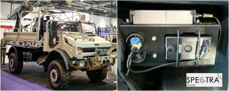 Spectra Group celebrates their 7,000th SlingShot MILSATCOM system