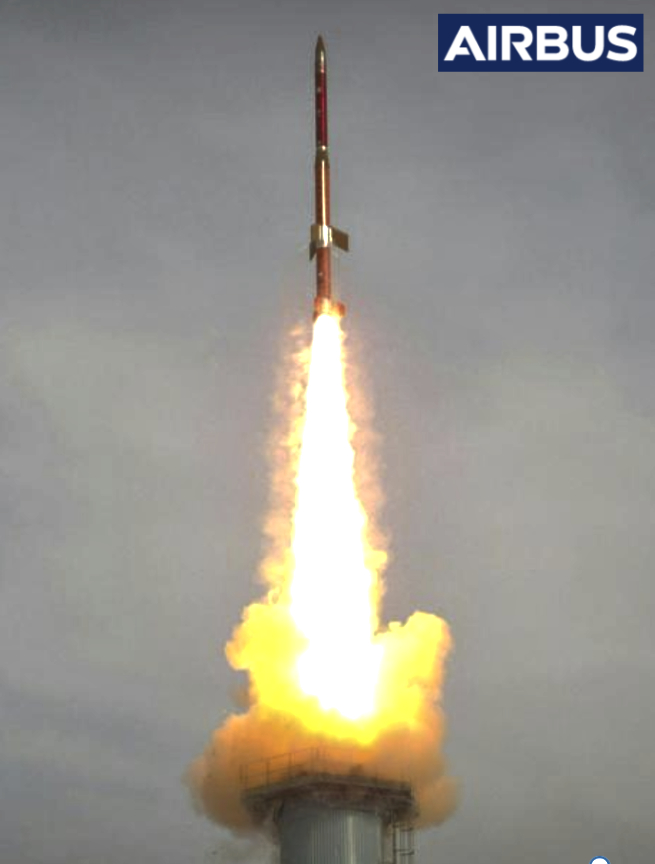 Airbus-built TEXUS sounding rockets launched to conduct experiments in microgravity