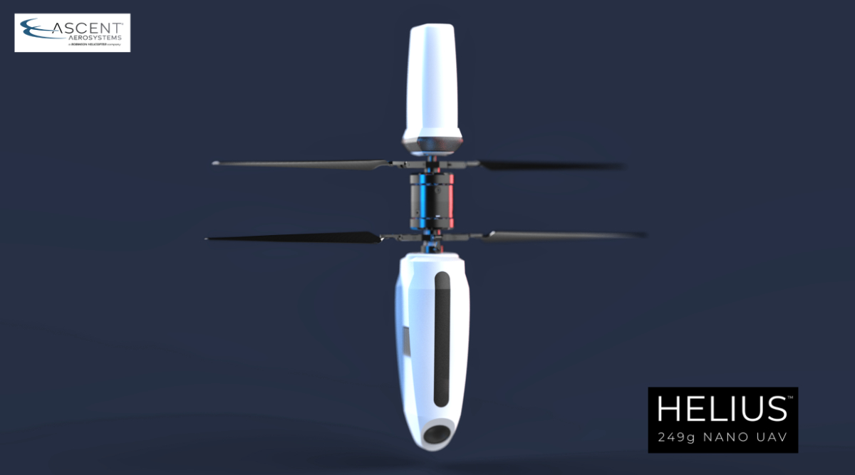Introducing HELIUS™ —a 249g coaxial nano UAV from Ascent AeroSystems ...