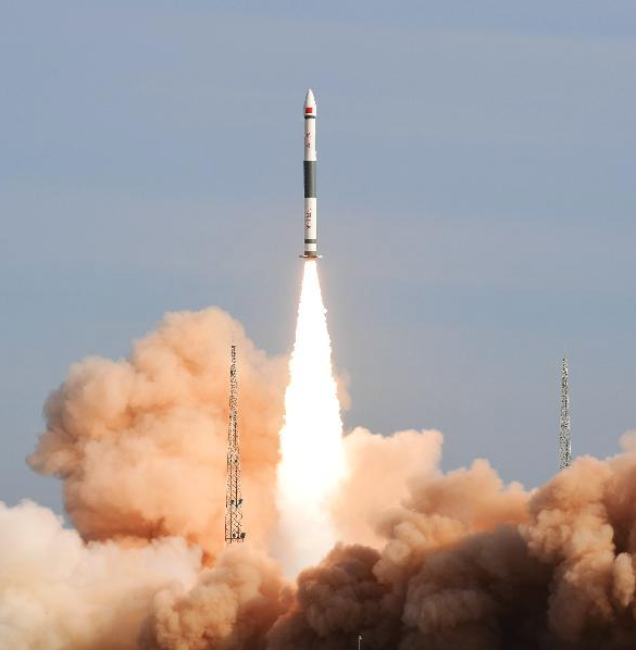 China's New Rocket Launches a Trio