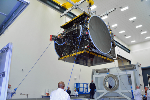 BulgariSat-1, Built by SSL, Arrives Safely at Cape Canaveral for a SpaceX Launch