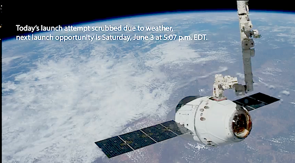 A Dragon is Scrubbed ... SpaceX's Resupply Mission on Hold 'til Saturday