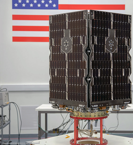 General Atomics' OTB Satellite Placed into Orbit by SpaceX Falcon Heavy