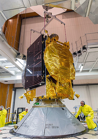 Arianespace Completes Payload Integration for GSAT-30 Satellite