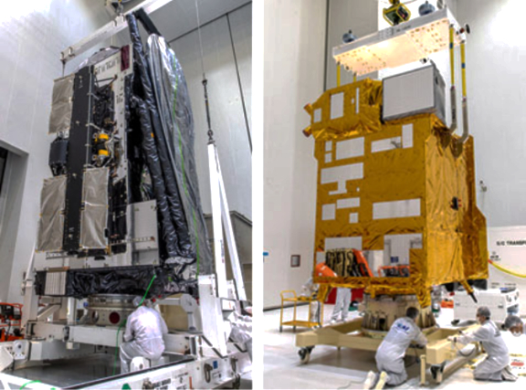 JCSAT-17 and GEO-KOMPSAT-2B Prepped by Arianespace for Launch