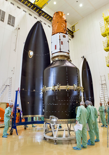 OHB Italia - The OPTSAT-3000 Push From Kourou