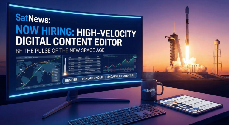 Be the Pulse of the New Space Age: SatNews Wants a High-Velocity Digital Content Editor