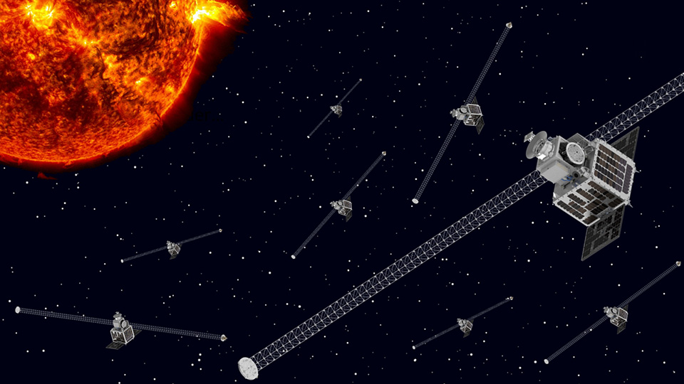 SFL Missions Selected to Build Eight Node Spacecraft for NASA HelioSwarm