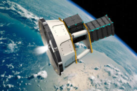 Built by Thales Alenia Space for ESA’s Celeste mission, IOD-2 Satellite lifts off today from New Zealand