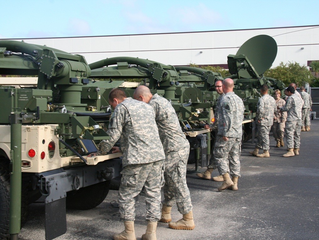 U.S. Army SMART-T satellite communications terminal for the Advanced Extremely High Frequency system