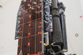 New Boeing Satellite Spacecraft Delivered.