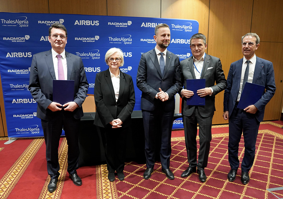 Thales Alenia Space and Airbus Partner with RADMOR for Polish Defense Satellite