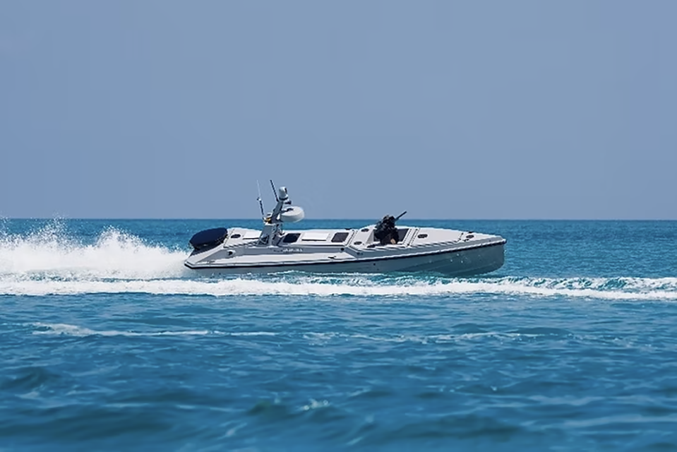 Kymeta Flat Panel Antennas Integrated into Red Cat Variant 7 USV for Resilient Military Satcom