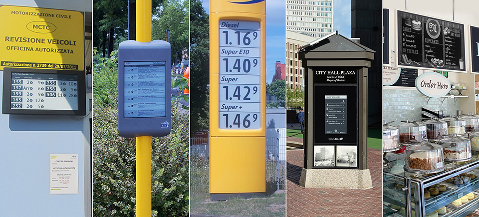 Energy Efficient E-Paper Displays Redefine Professional Digital Signage