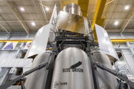 Blue Origin Insulates Lunar Landers from Launch Pad Recovery Fallout
