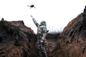 Handheld Satellite Downlink System for Frontline Drone Targeting
